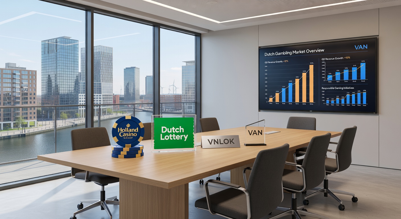 Grafiek met dalende belastingopbrengsten en stijgende illegale omzetten in de Nederlandse gokmarkt