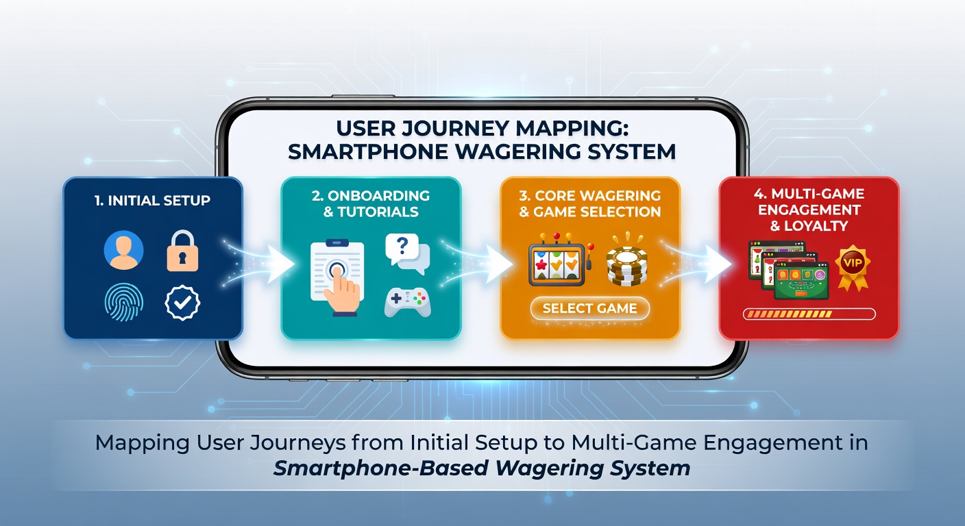 Diagram van multi-game engagement fasen in mobiele goksystemen