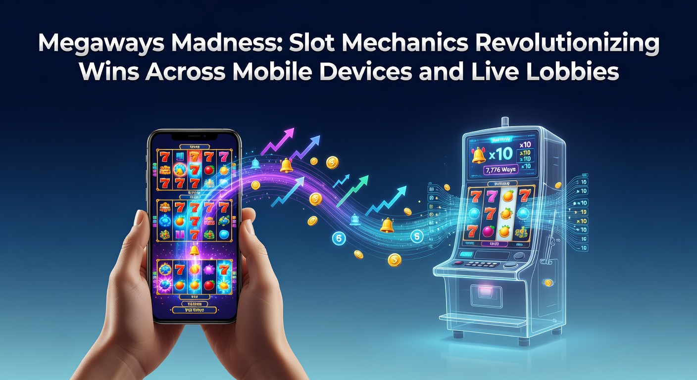 Schermafbeelding van een Megaways slot met exploderende symbolen en variabele rollen op een mobiel apparaat, symboliserend de dynamische winmogelijkheden