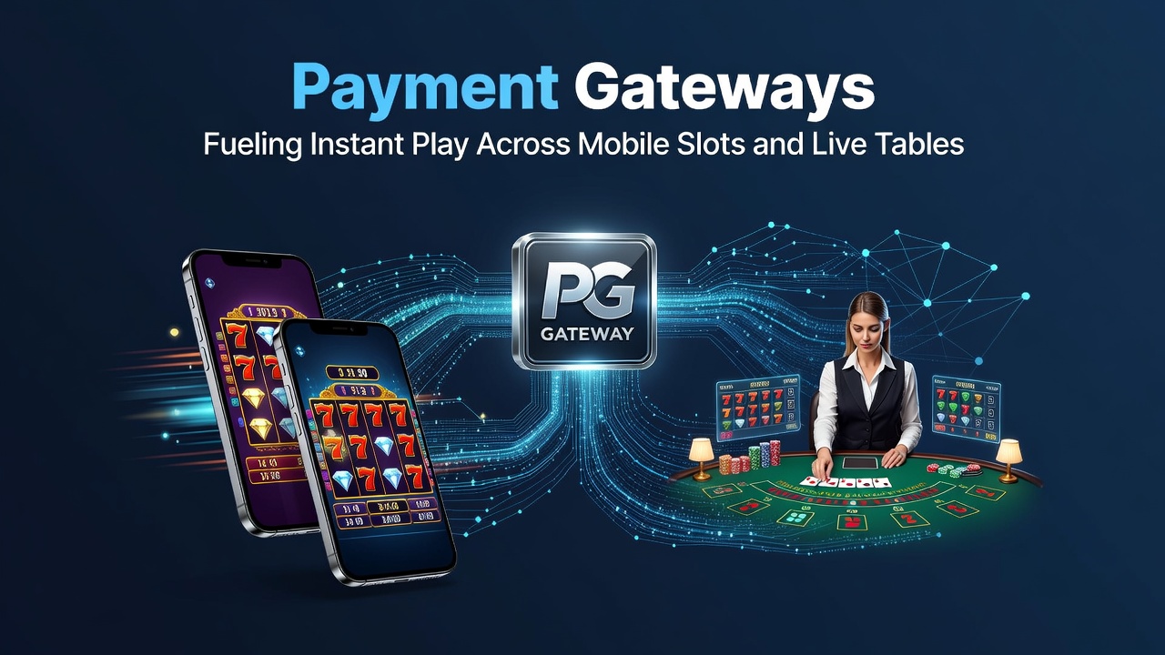 Betalingsgateways die instant transacties mogelijk maken voor mobiele slots en live tafels