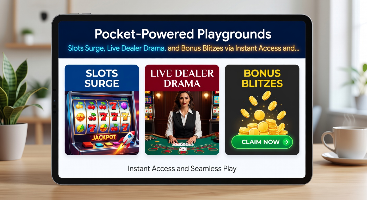 Live dealer blackjack op mobiel scherm met bonus pop-ups en slots in de achtergrond, illustrerend naadloze mobiele integratie