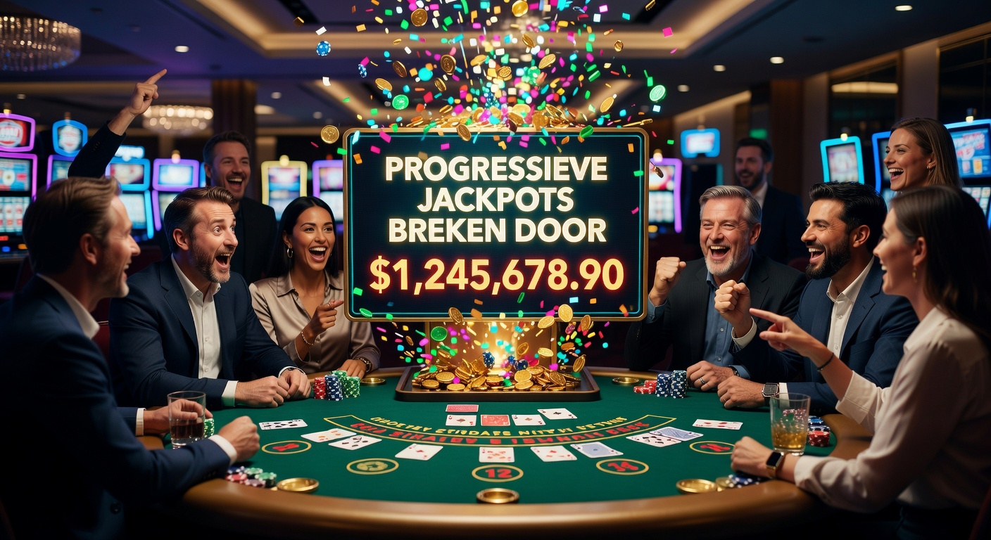 Schermafbeelding van een progressieve jackpot teller bij een roulette-tafel in een online casino, met een groeiende pot die spelers aantrekt
